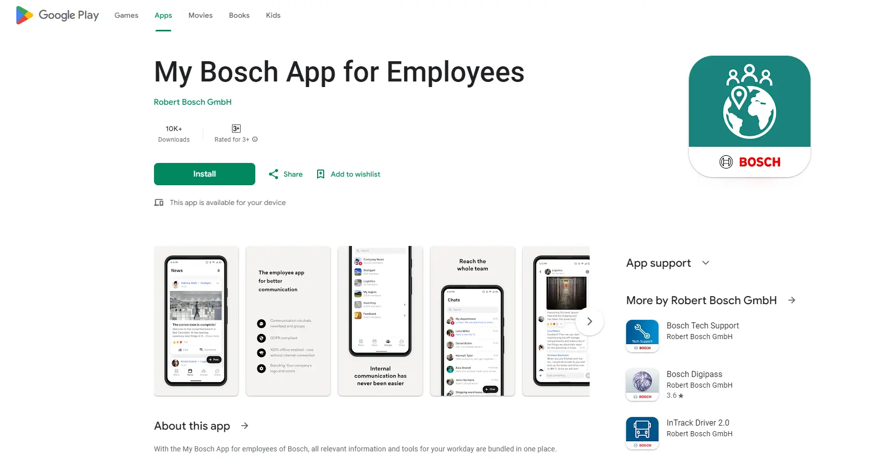 My Bosch App