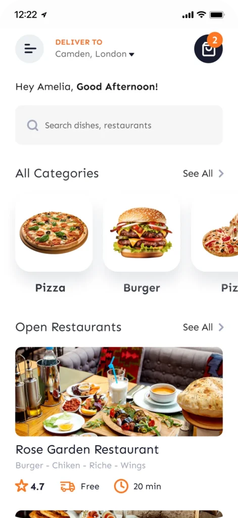 Food App 2