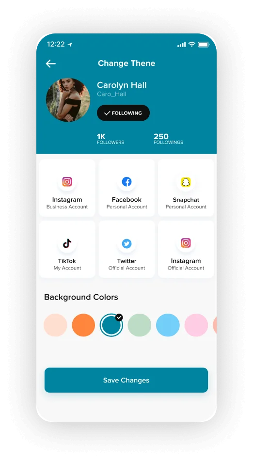 Social Media App Development Mockup 2